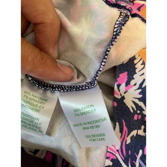 Lilly Pulitzer ellimae dress. 3/4 length. sleeves. Size Small. - Picture 5 of 6